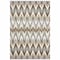 Homeroots 4 x 6 ft. Gray & Taupe Ikat Pattern Area Rug 388845 - alternate 1